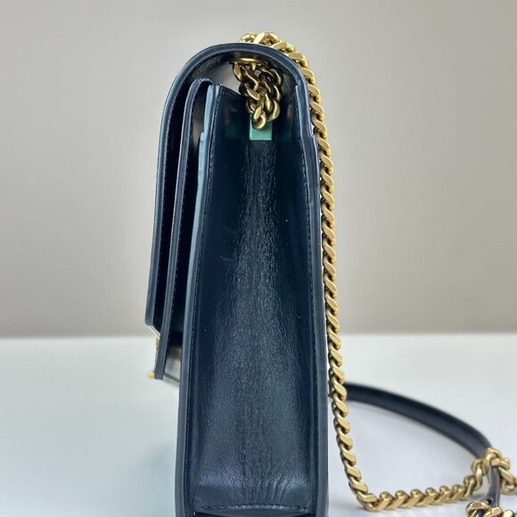 Saint Laurent Black Leather Sulpice Shoulder Bag Crossbody - Picture 2 of 8